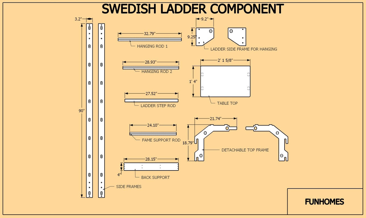 Smart Swedish Ladder – Kids & Adults