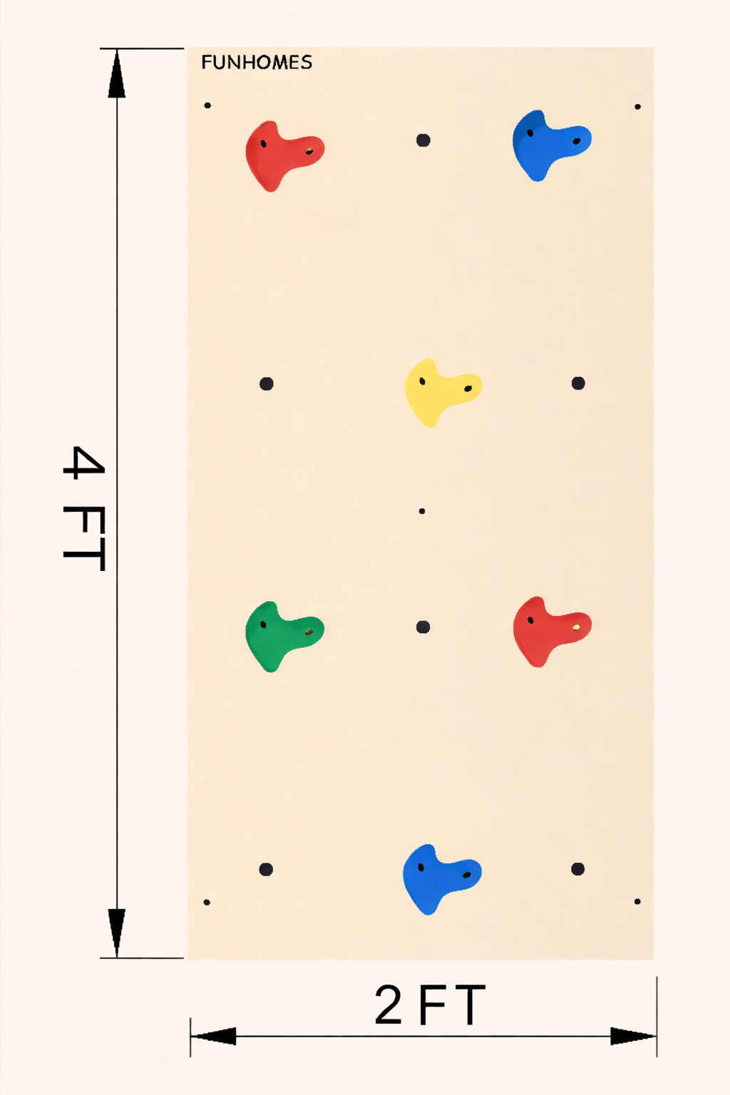 Rock Climbing panel(4x2) feet