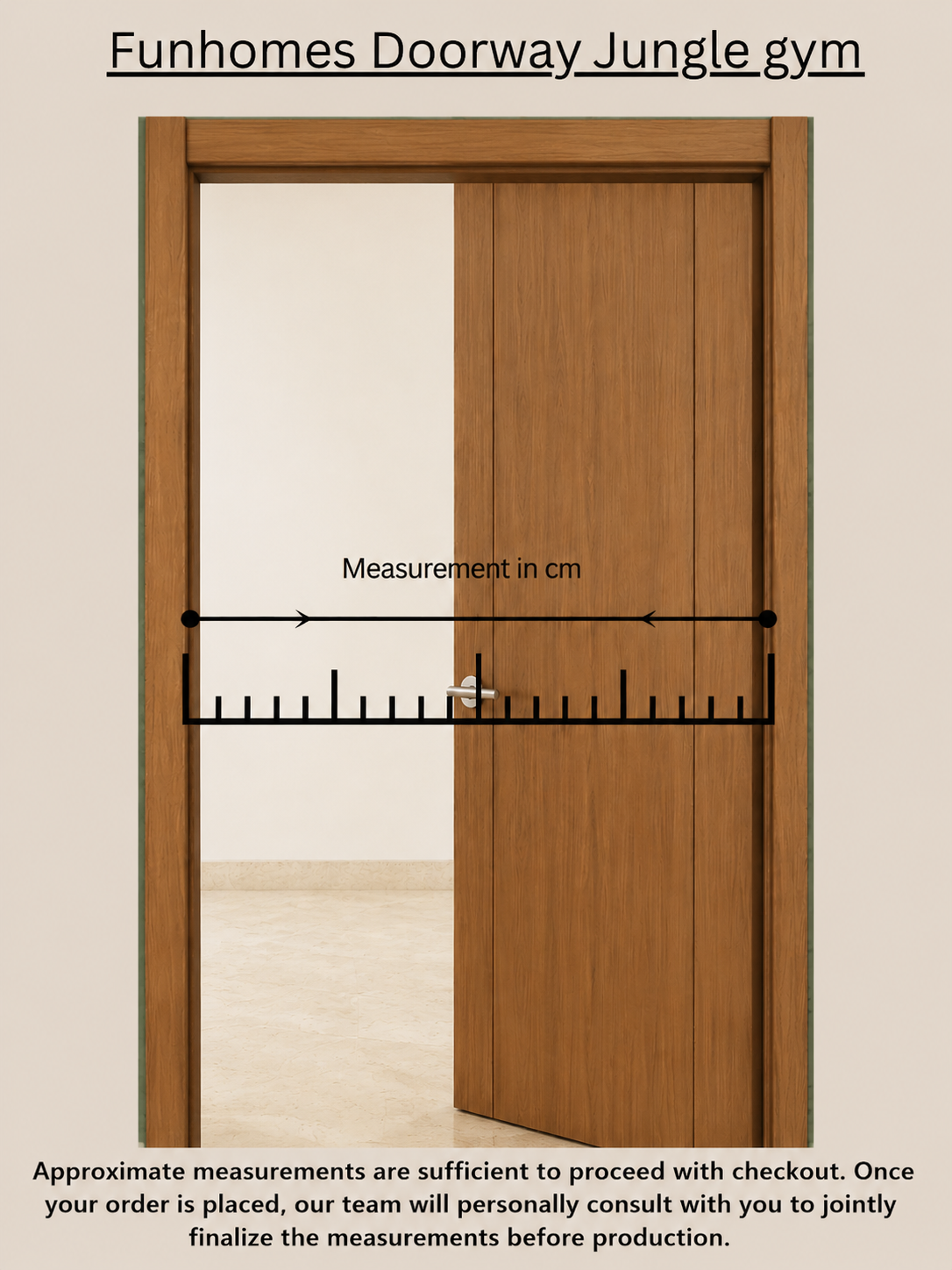 Doorway Jungle Gym Hanging Pull Up Bar – Kids & Adults